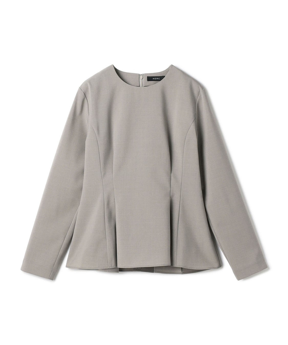 N.O.R.C ウォッシャブルペプラムブラウス【CLEAN MOTION】_variation_1