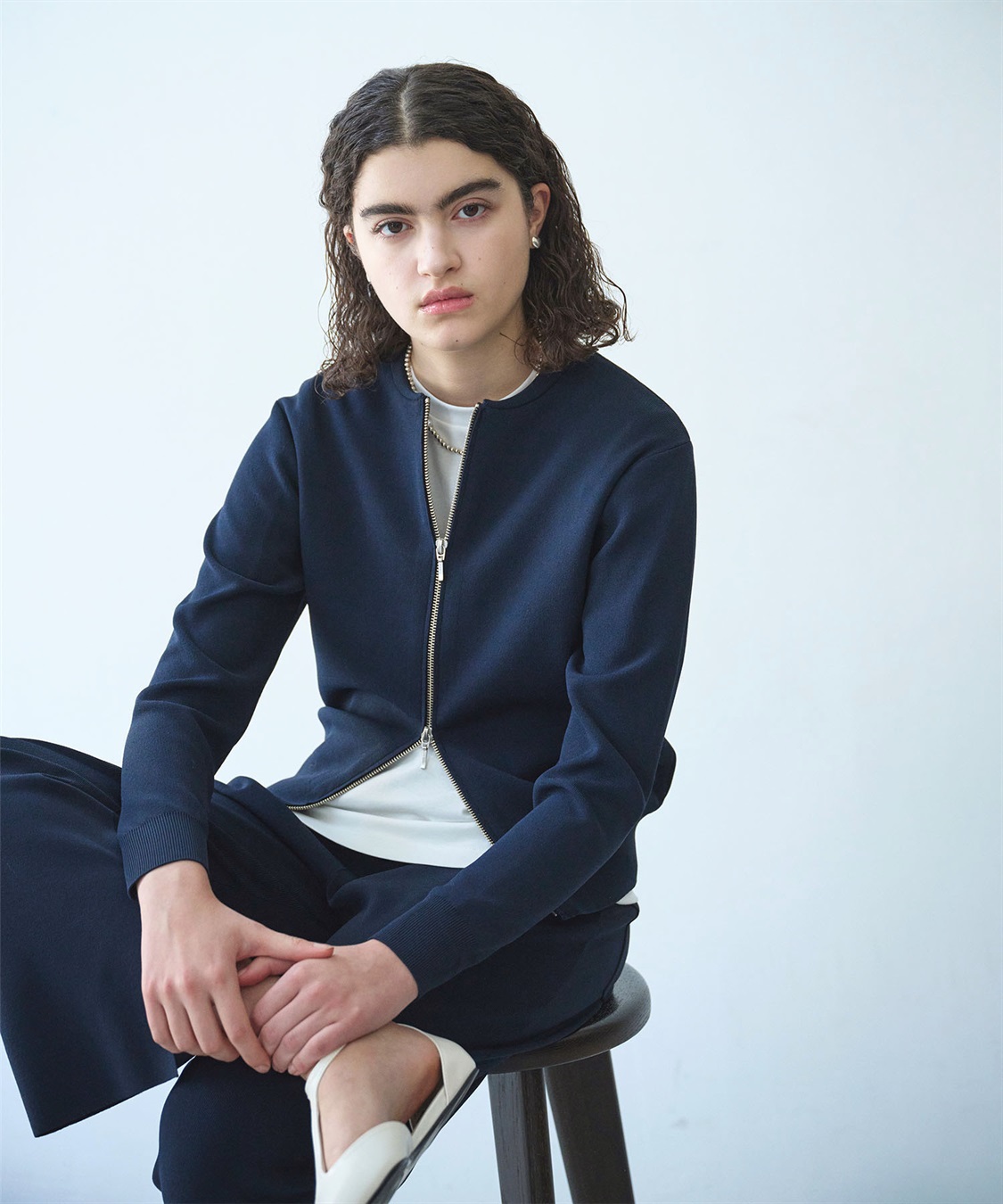 N.O.R.C Wジップニットブルゾン【CLEAN MOTION】