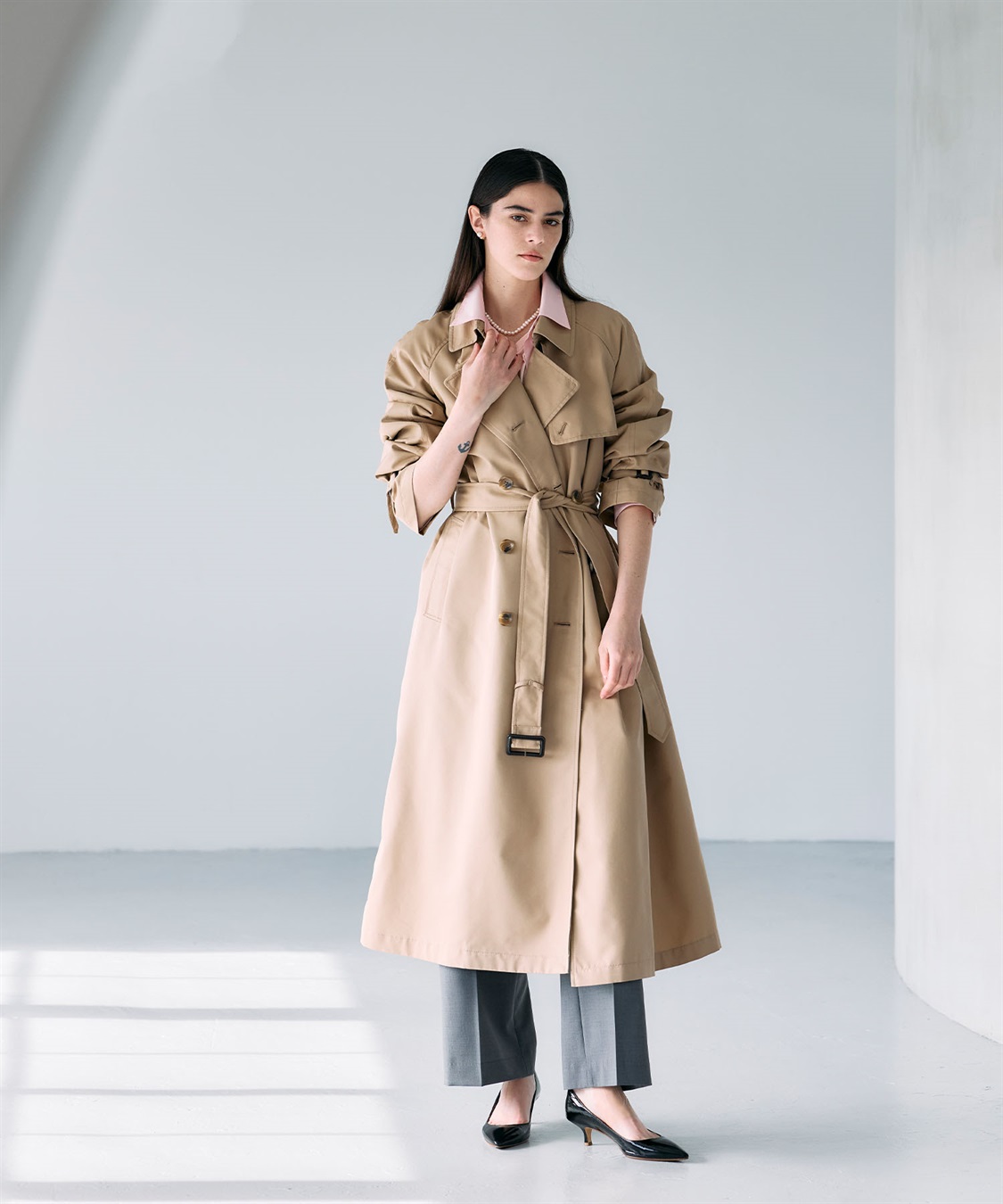 N.O.R.C ロングトレンチコート_main