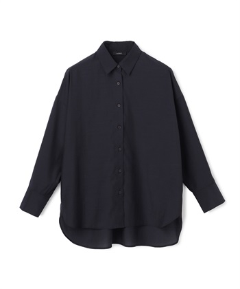 ブライトローン撥水シャツ【AIRY MOTION】(ネイビー-F)
