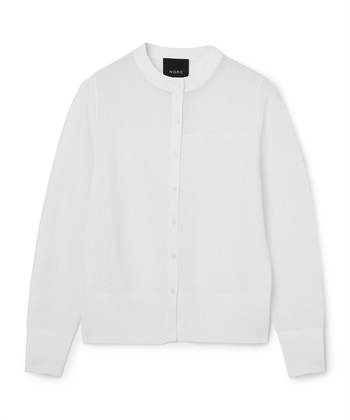 メッシュニットカーディガン(オフ-F)