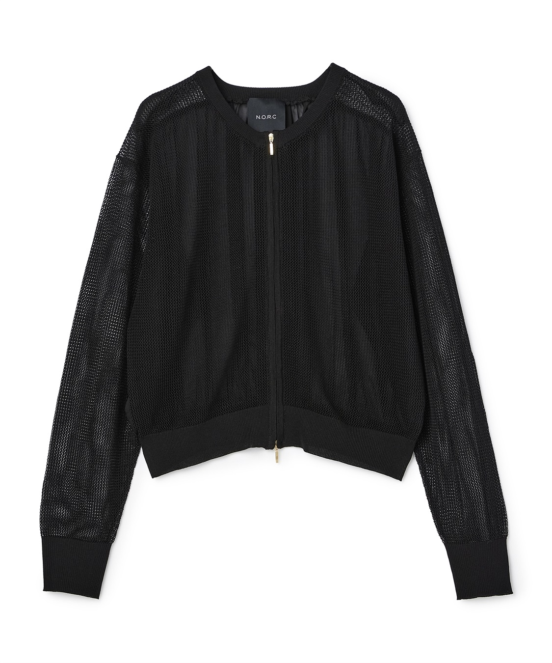 N.O.R.C メッシュニットシフォンコンビブルゾン_variation_1