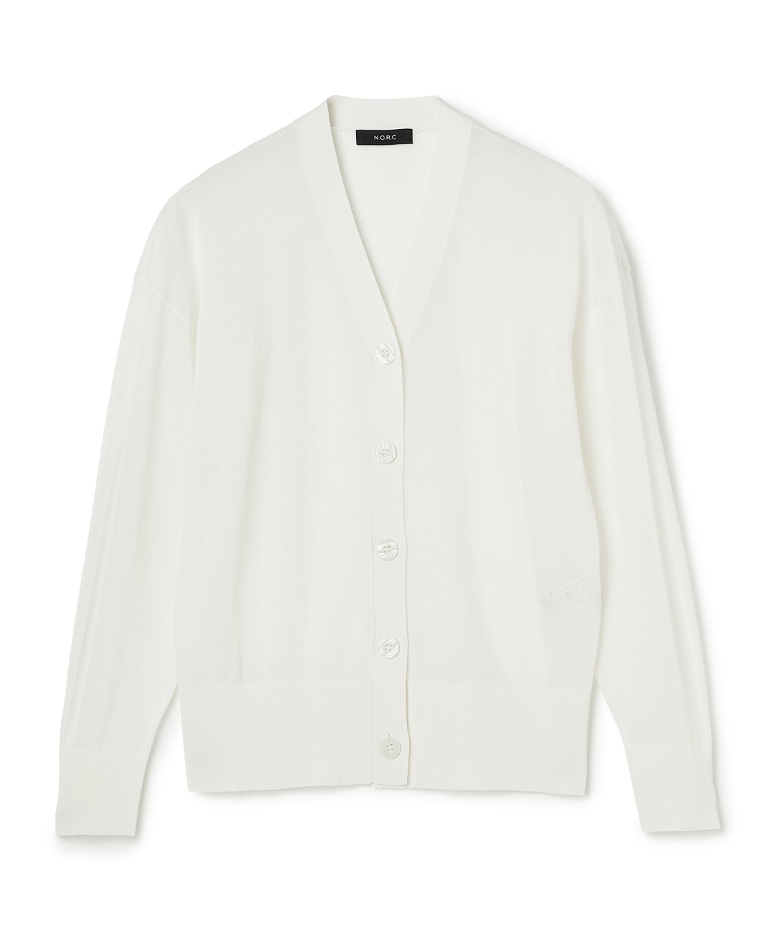 N.O.R.C 【SARACO】Vネックフォルムニットカーディガン_variation_1