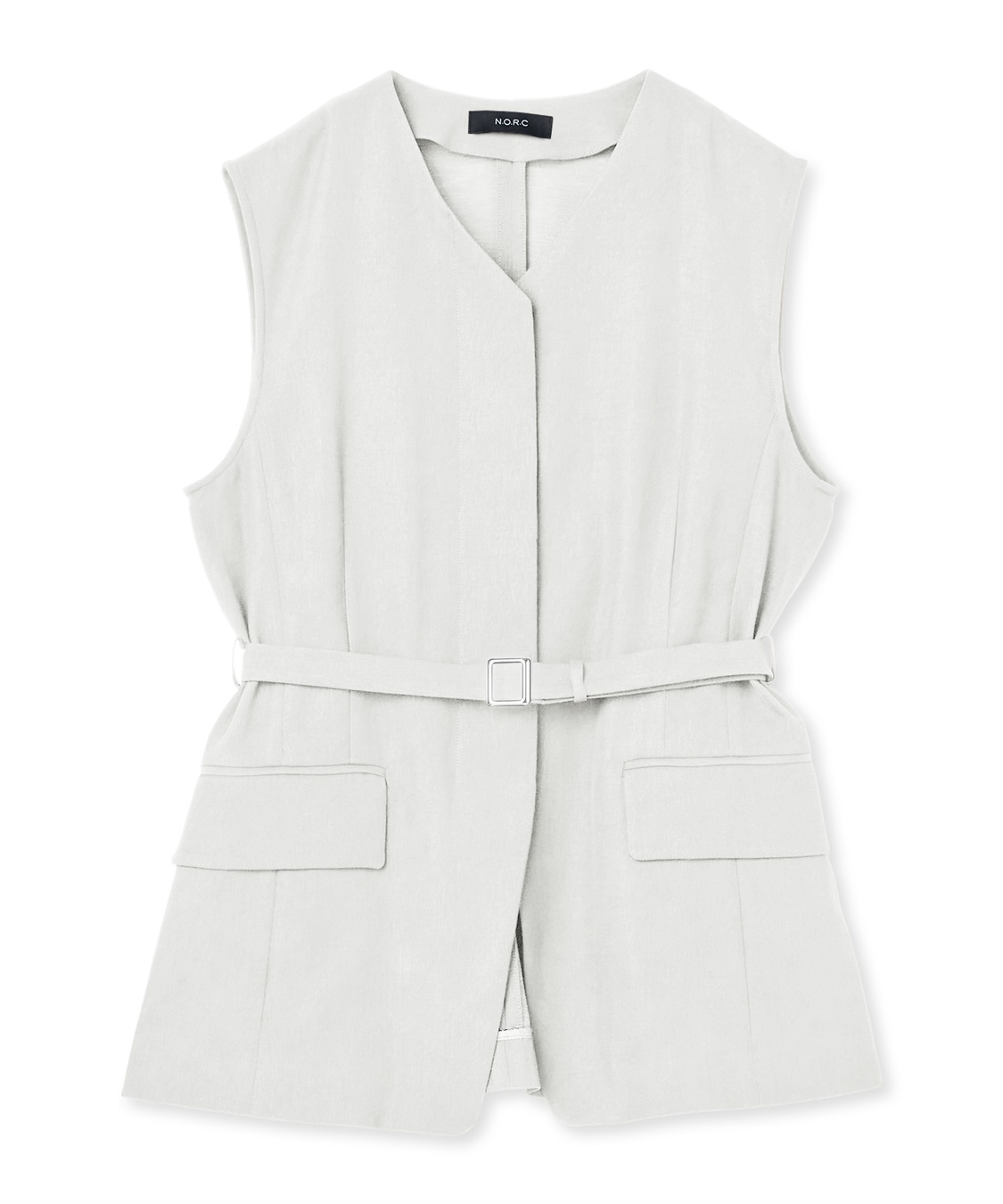 N.O.R.C 【トリアセリネン】ベルト付きジレ_variation_1