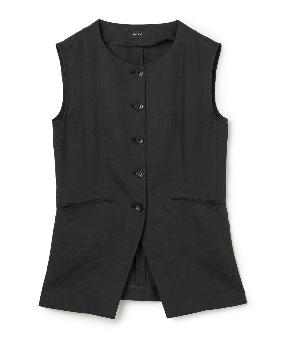 N.O.R.C 【フレンチリネン】フォルムベスト_variation_1