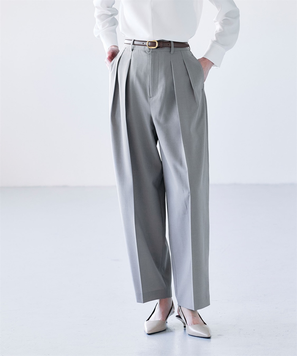 N.O.R.C ウォッシャブルバレルパンツ【CLEAN MOTION】_main