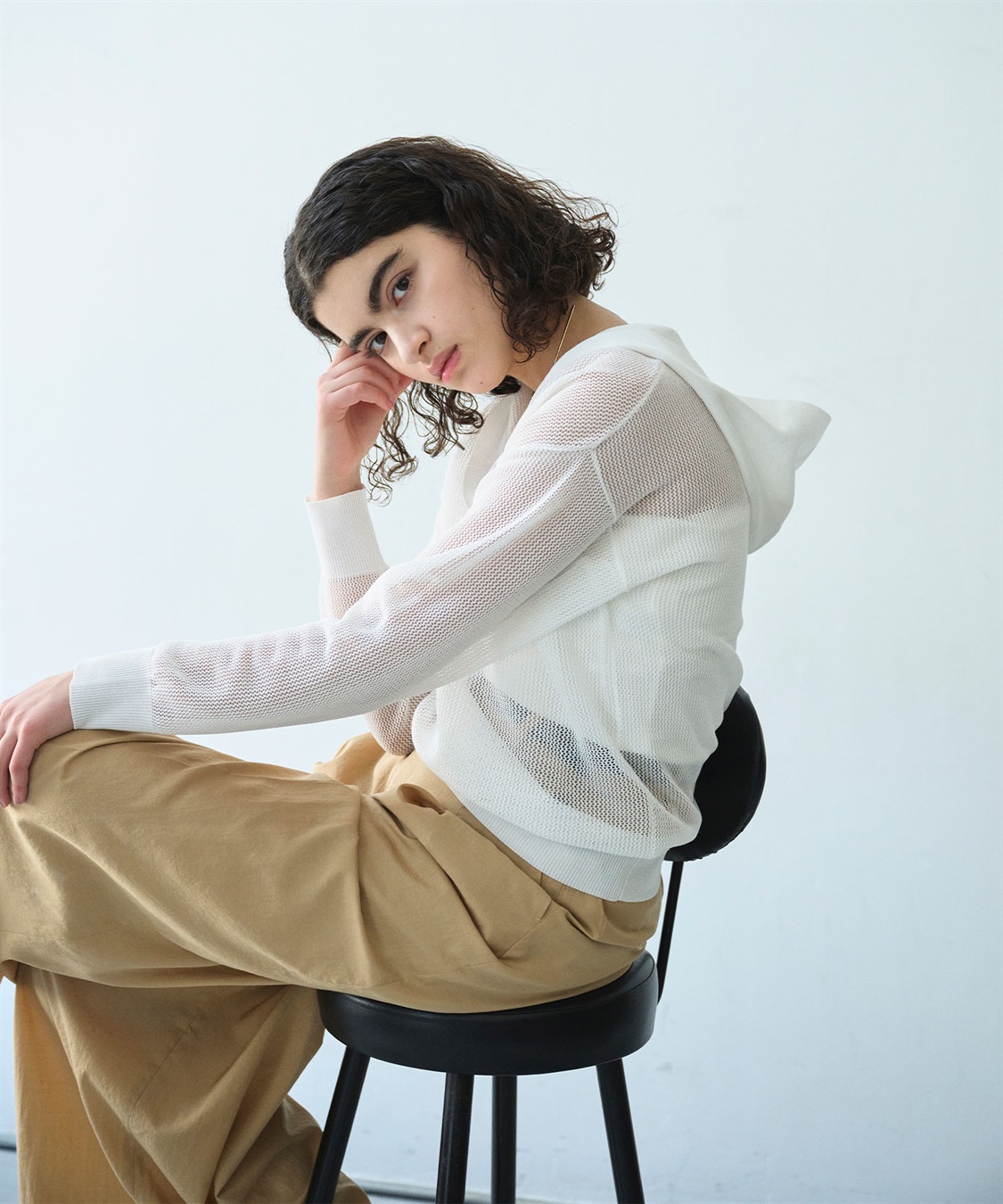 N.O.R.C メッシュニットフーディー