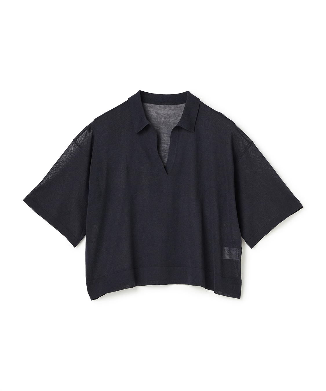 N.O.R.C 【SARACO】スキッパーハーフスリーブニット_variation_3