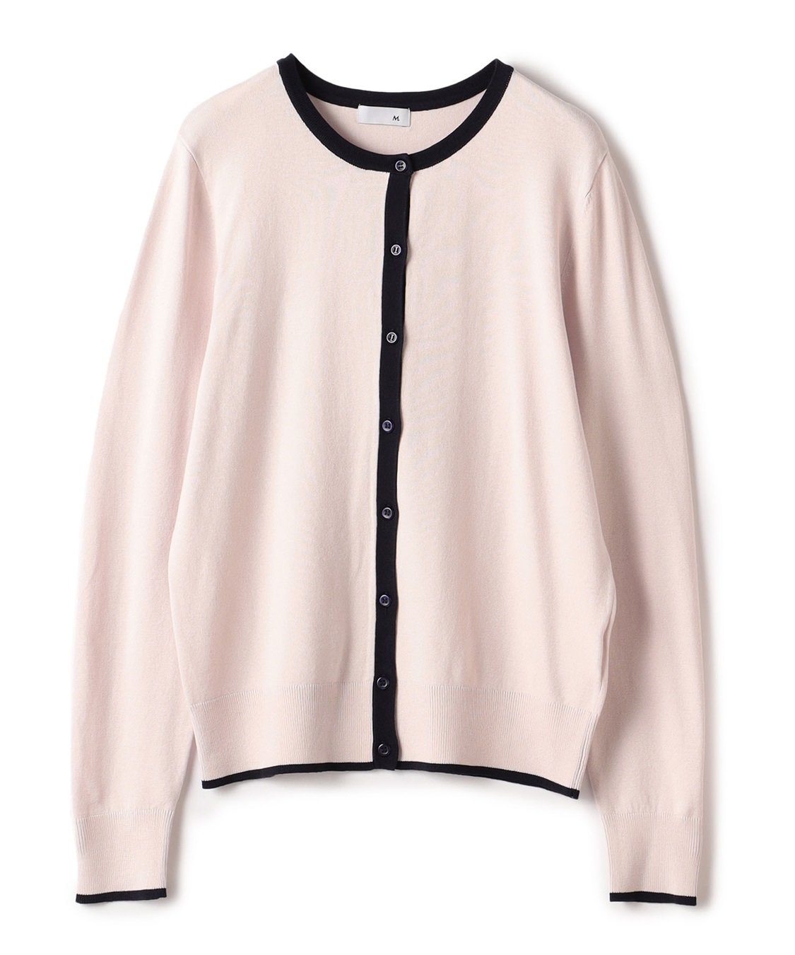 CROSS FUNCTION 【メディア掲載】おうちで洗える　バイカラークルーネックカーディガン【CF/クロスファンクション】_variation_3