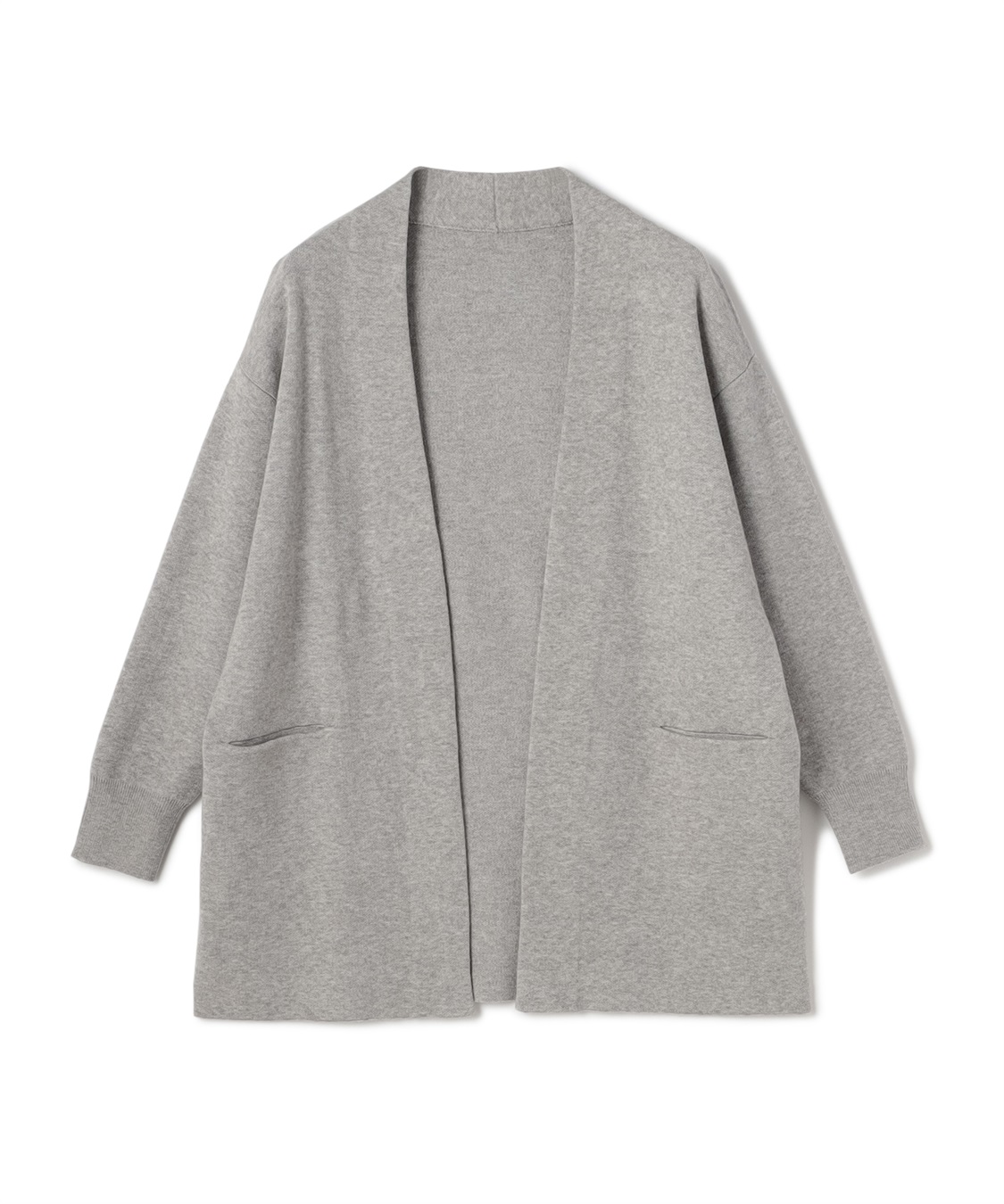 CROSS FUNCTION 《洗える》エブ楽 ノーカラーニットコーディガン【CF/クロスファンクション】_variation_2