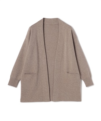 CROSS FUNCTION 《洗える》エブ楽 ノーカラーニットコーディガン【CF/クロスファンクション】_variationthumb_4