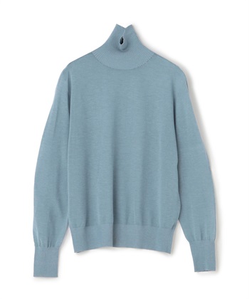 CROSS FUNCTION サマ美え シアークルー/ハイネックニットプルオーバー《洗える》【CF/クロスファンクション】_variationthumb_6