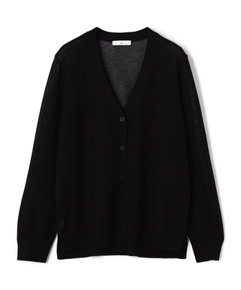 CROSS FUNCTION 《洗える》サマナチュラ シアーVネックカーディガン【CF/クロスファンクション】_variationthumb_1