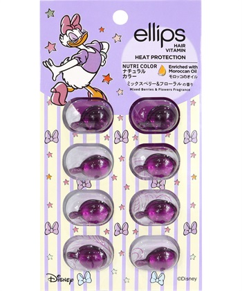 ellips/エリップス ヘアオイル ナチュラルカラー DS (ミックスベリー＆フローラルの香り)8粒入(パープル-8P)