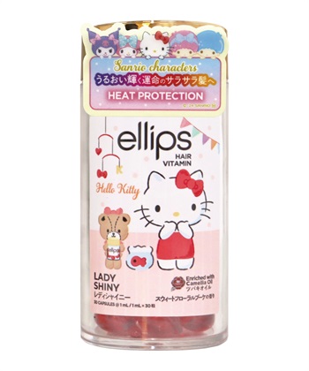 ellips ellips/エリップス ヘアオイル レディシャイニー サンリオ ハローキティ(スウィートフローラルブーケの香り)30粒入_variationthumb_1