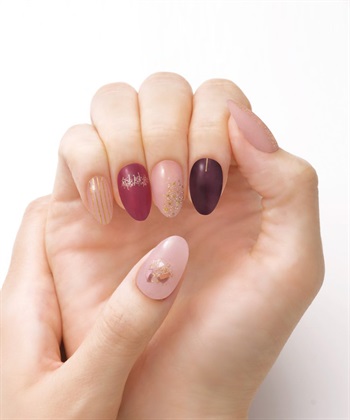 BEAUTY AVENUE/ビューティーアベニュー ハンドネイル Wine Potions（ワインポーション）(レッド-24枚)