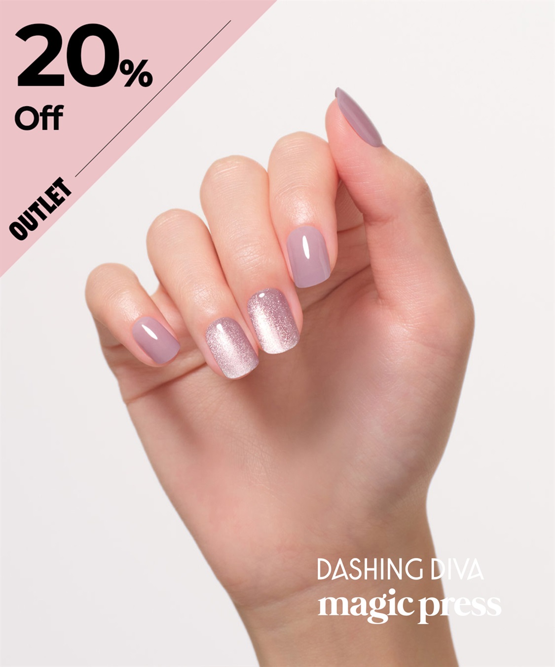 DASHING DIVA DASHING DIVA/ダッシングディバ magic press Gleaming Violet ハンドネイル_main