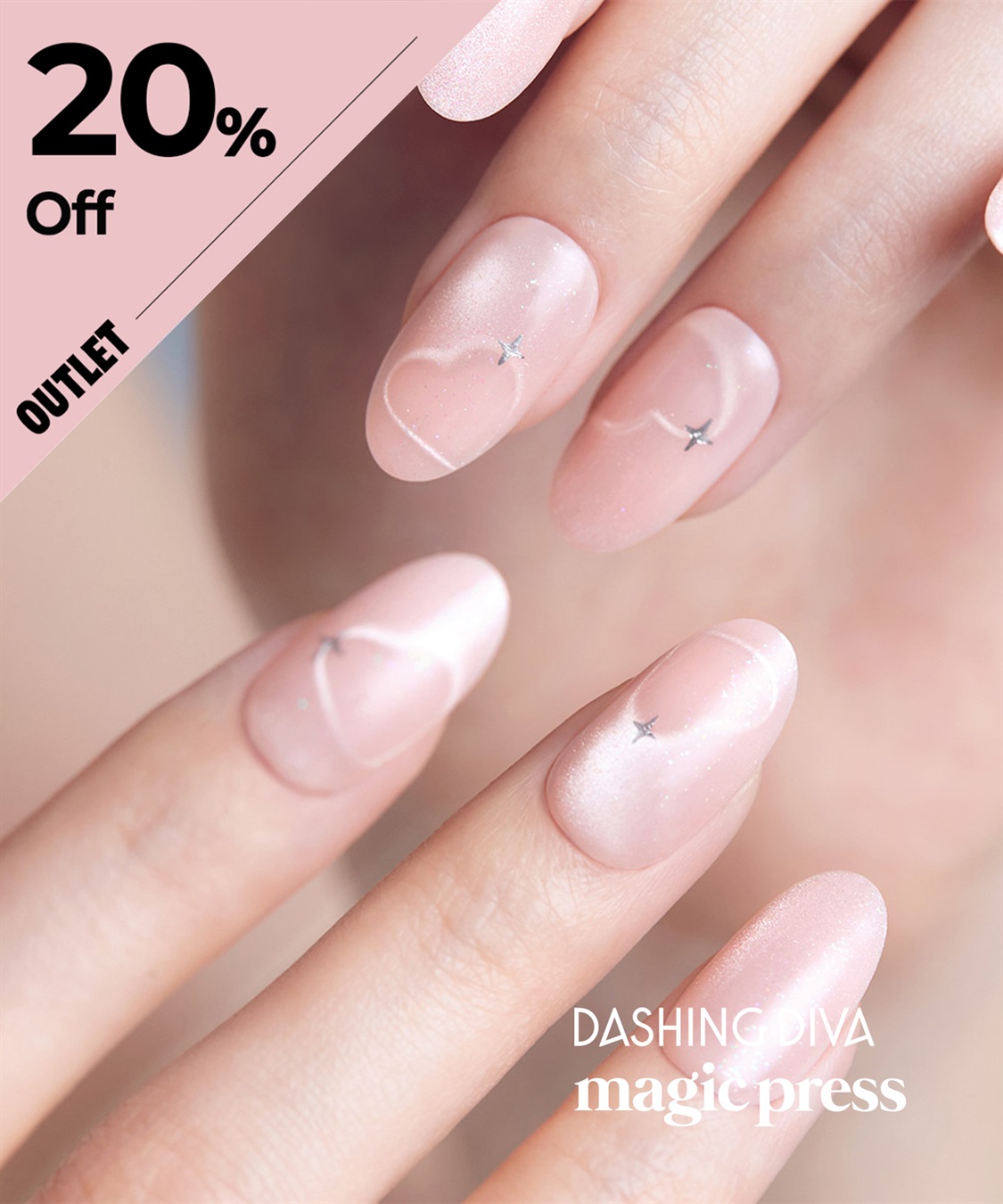 DASHING DIVA DASHING DIVA/ダッシングディバ magic press Blushing Heart ハンドネイル_main