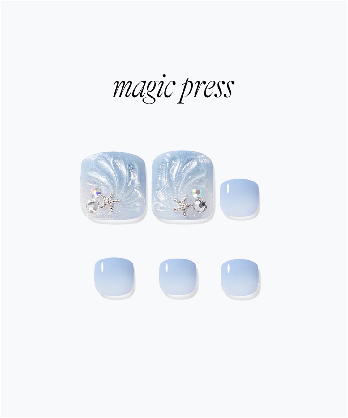 DASHING DIVA DASHING DIVA/ダッシングディバ magic press Shell Breeze フットネイル_variation_1