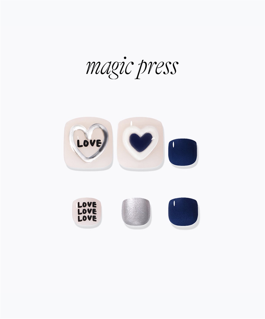 DASHING DIVA DASHING DIVA/ダッシングディバ magic press Love Love Love フットネイル_variation_1