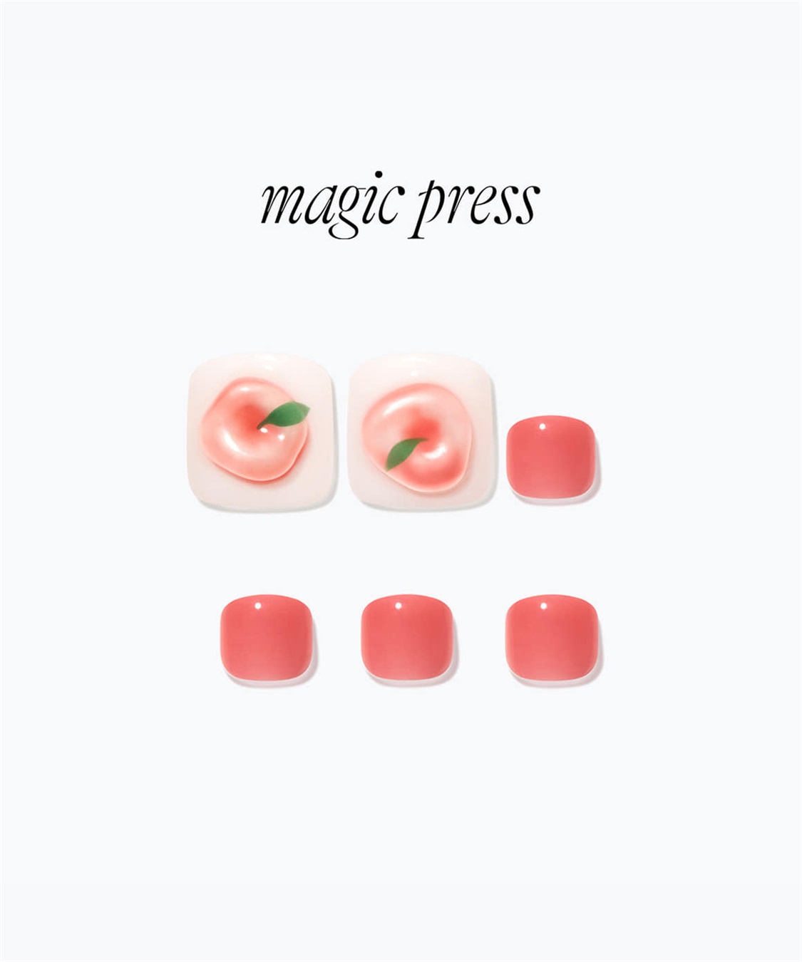 DASHING DIVA DASHING DIVA/ダッシングディバ magic press Flat Peach フットネイル_variation_1