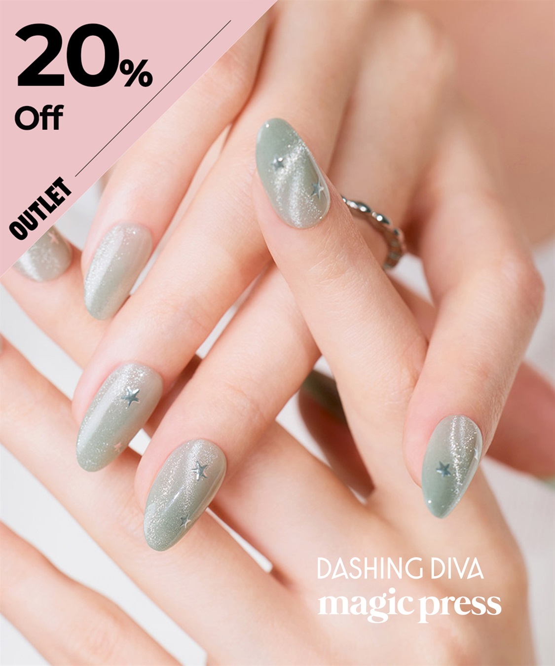 DASHING DIVA DASHING DIVA/ダッシングディバ magic press Polar Mint ハンドネイル_main