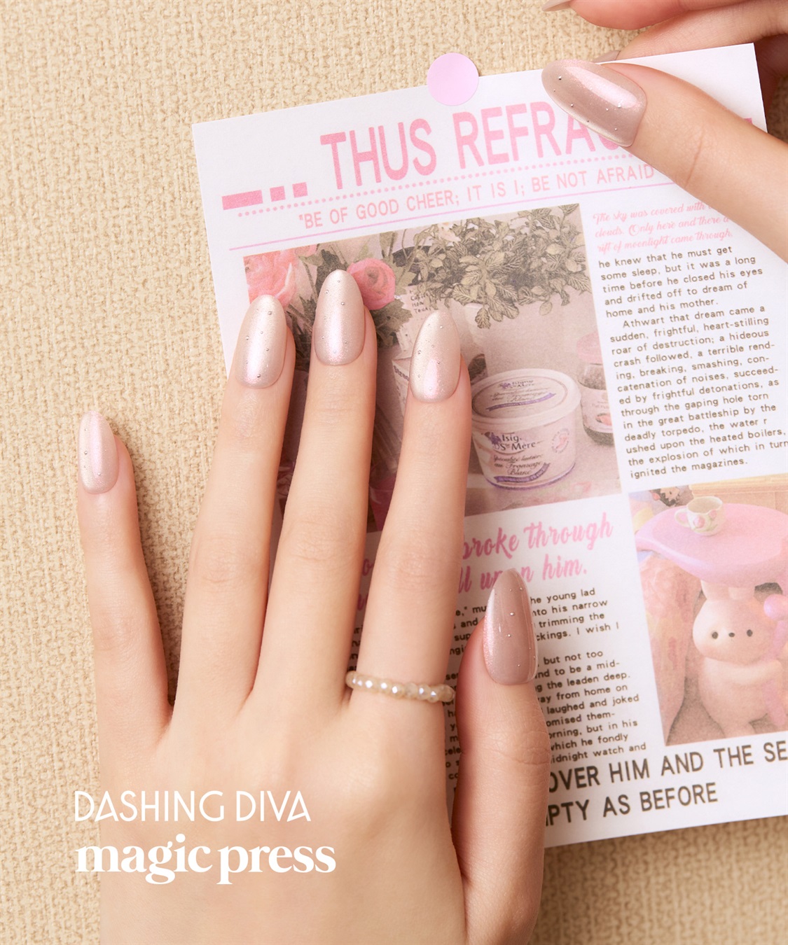 DASHING DIVA DASHING DIVA/ダッシングディバ magic press Moon Beige ハンドネイル_main