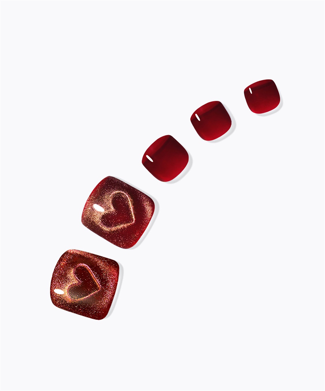 DASHING DIVA DASHING DIVA/ダッシングディバ magic press Dark Scarlet フットネイル_variation_1