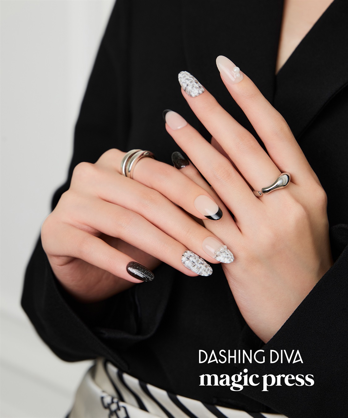 DASHING DIVA DASHING DIVA/ダッシングディバ magic press Grace Tweed ハンドネイル_main
