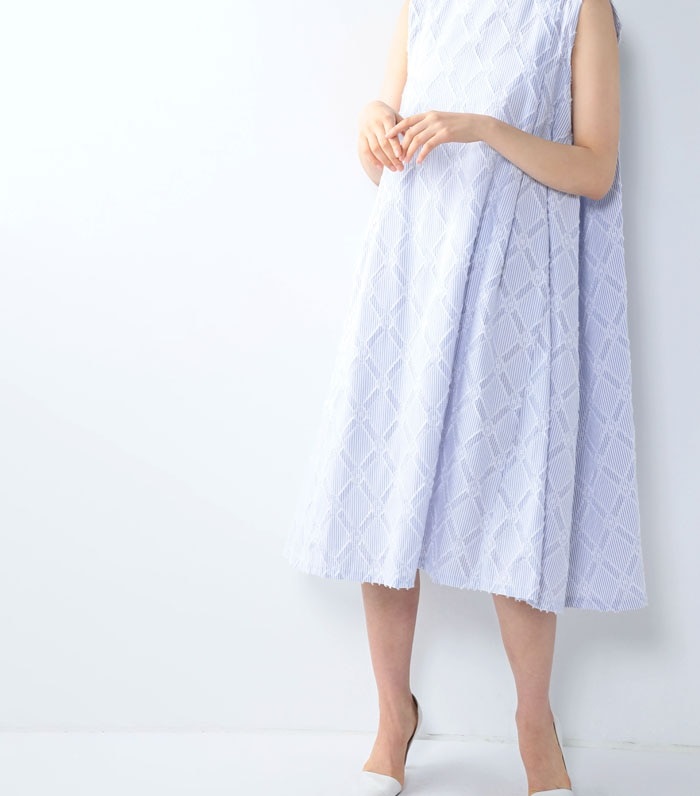 フレアーノースリーブワンピース Atsuro Tayama クロスプラス公式通販サイト フレアーノースリーブワンピース Atsuro Tayama クロスプラス公式通販サイト