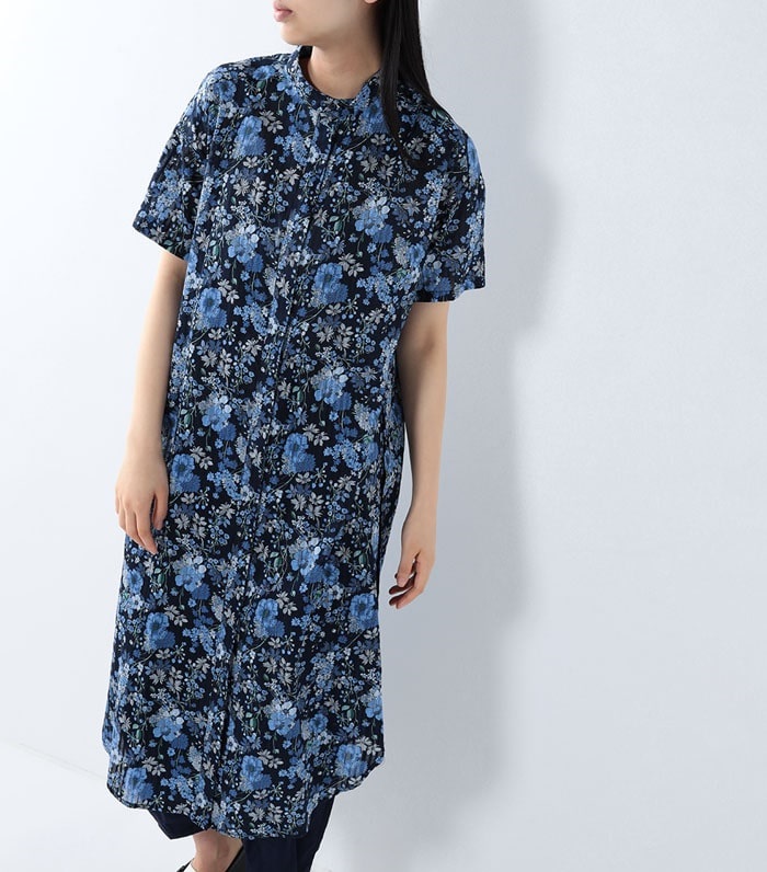 フラワープリントプリーツシャツ ATSURO TAYAMA｜クロスプラス公式通販サイト