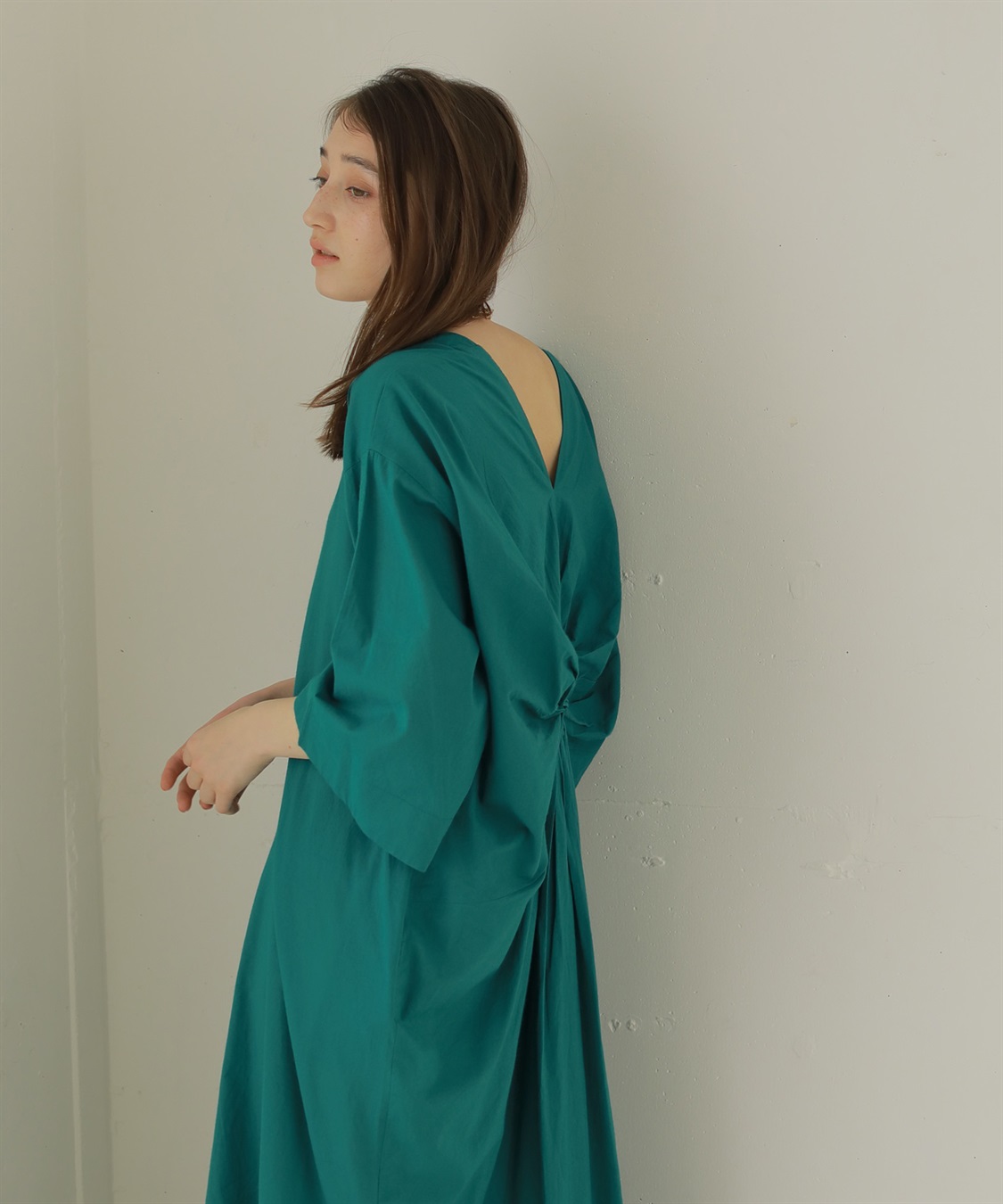 バックツイストカフタンワンピース Renorm クロスプラス公式通販サイト