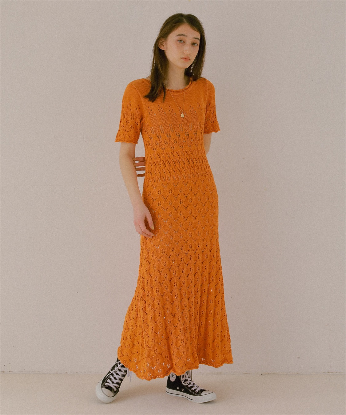 かぎ針ニットワンピース Renorm クロスプラス公式通販サイト