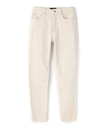 ハイライズカットオフテーパードデニム(エクリュ-23)