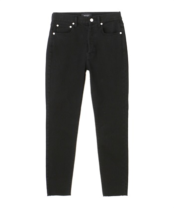 スリムテーパードデニム(ブラック-24)