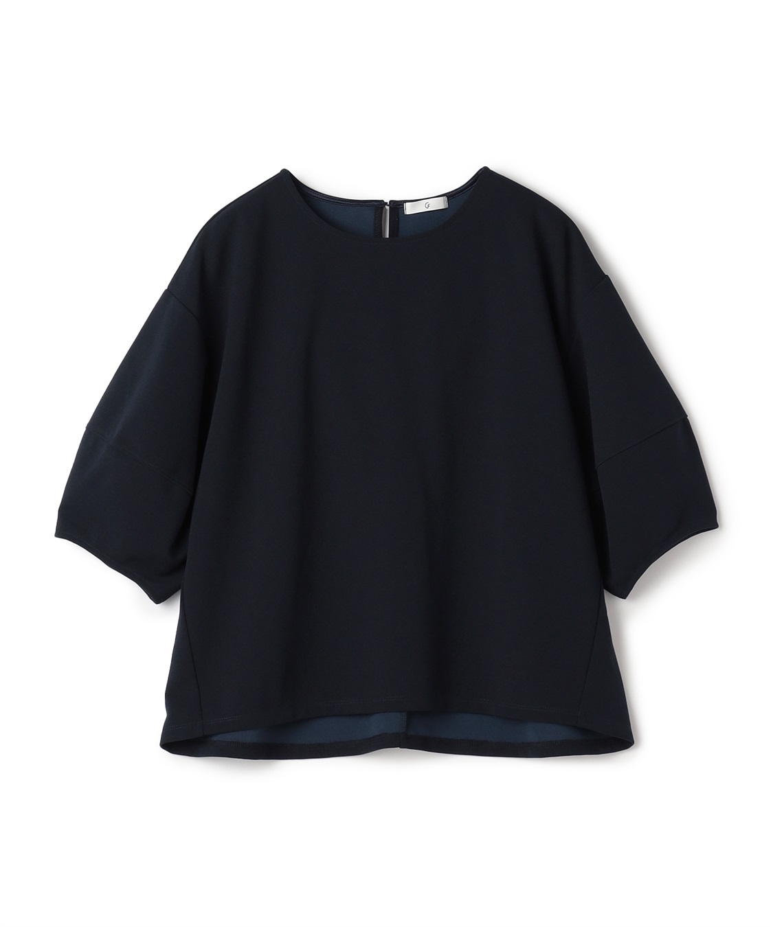 CROSS FUNCTION 《UV/シワになりにくい》サマ美え ジョーゼットバルーンスリーブトップス_variation_3