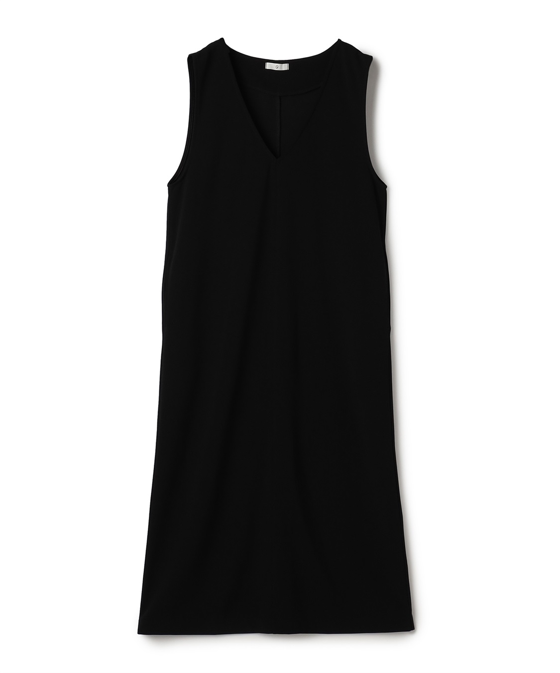 CROSS FUNCTION 《シワになりにくい》サマ美え ジョーゼット深Vネックジャンスカ_variation_1