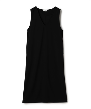 CROSS FUNCTION 《シワになりにくい》サマ美え ジョーゼット深Vネックジャンスカ_variationthumb_1