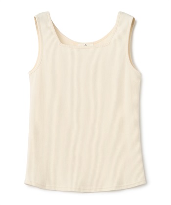 《UVカット》エブ楽 前後2wayテレコタンクトップ(オフ-Ｍ)