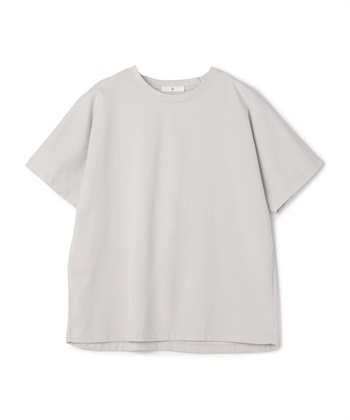 《汗染み防止》正解ドルマンクルーネックTシャツ(ライトグレー-Ｍ)