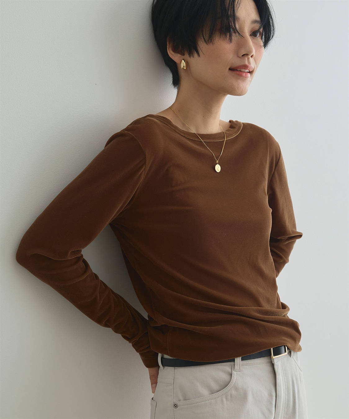 CROSS FUNCTION 《高通気性》エブ楽 2wayスキンベロアトップス_main