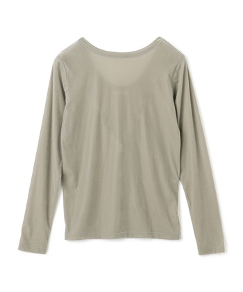 《高通気性》エブ楽 2wayスキンベロアトップス(グレー-Ｍ)