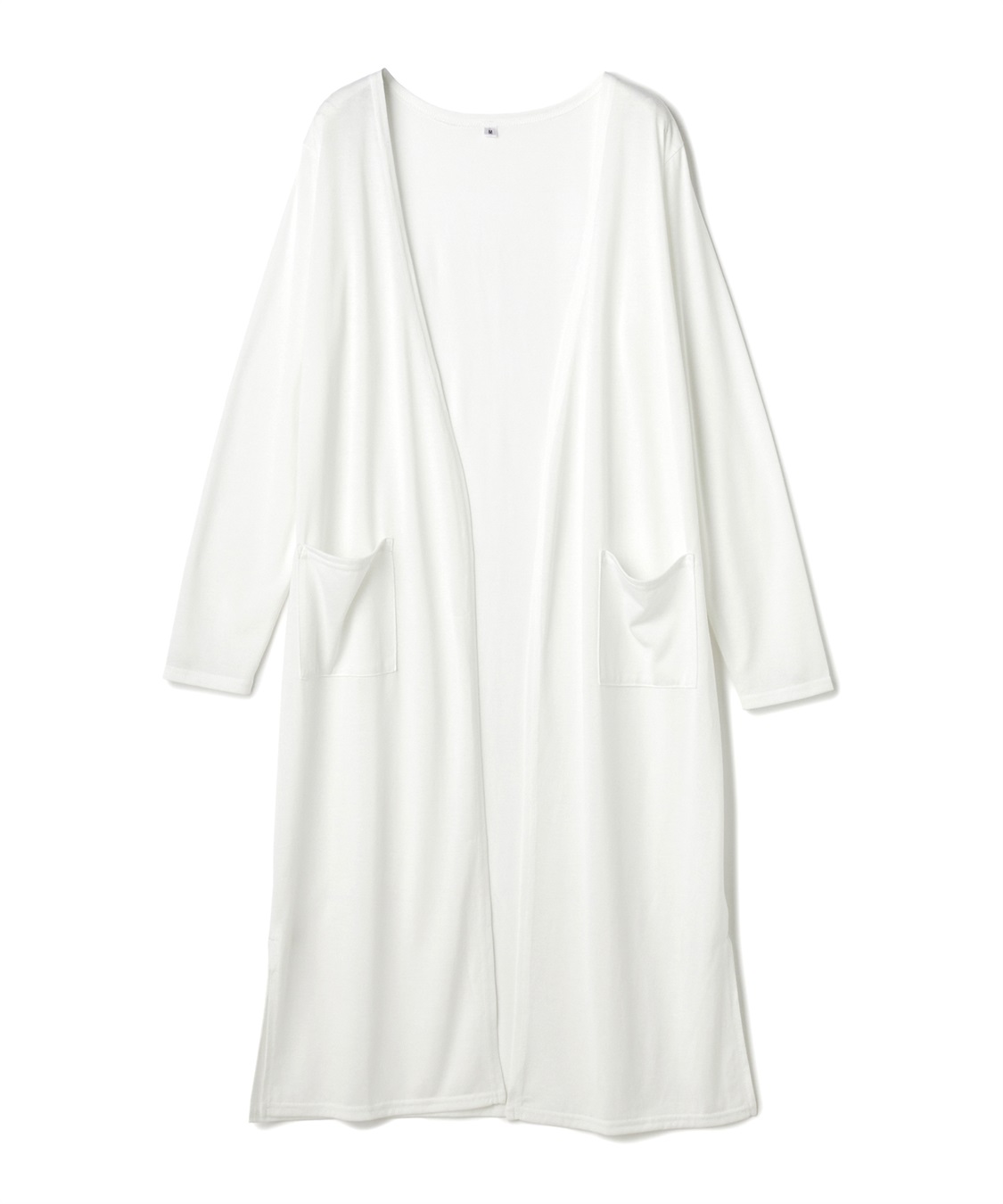 CROSS FUNCTION 《洗える》エブ楽 シアーVロングカーディガン_variation_1