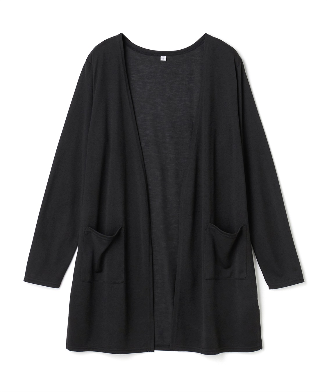 CROSS FUNCTION 《洗える》エブ楽 シアーVミドルカーディガン_variation_2