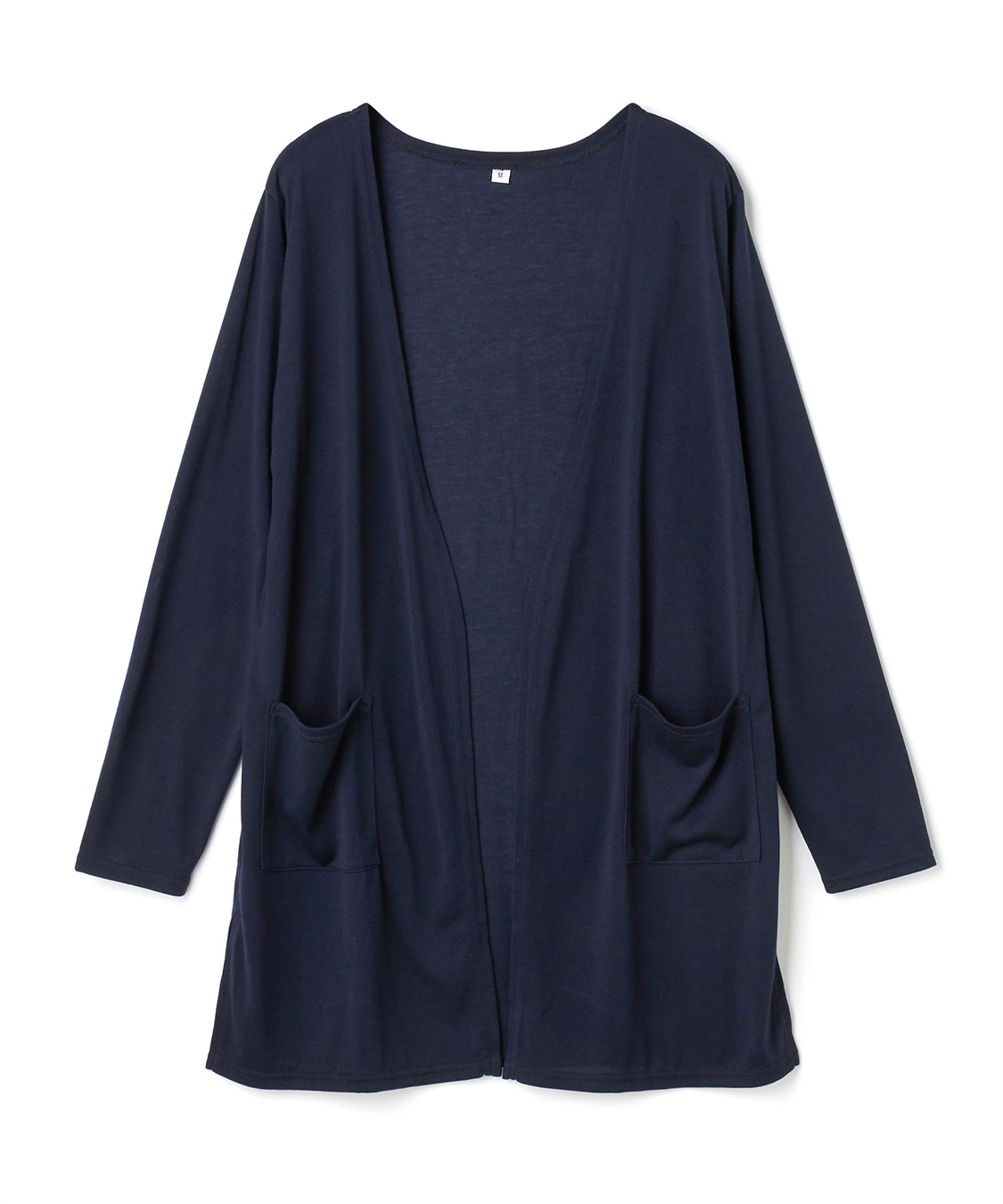 CROSS FUNCTION 《洗える》エブ楽 シアーVミドルカーディガン_variation_4