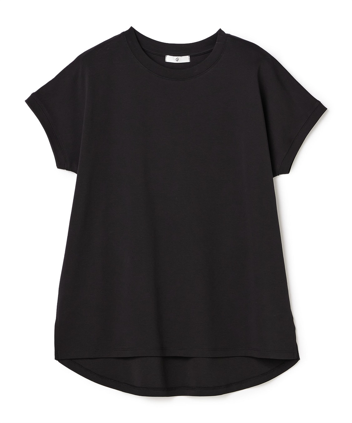 CROSS FUNCTION 《汗染み防止》エブ楽 天竺フレンチスリーブTシャツ_variation_1