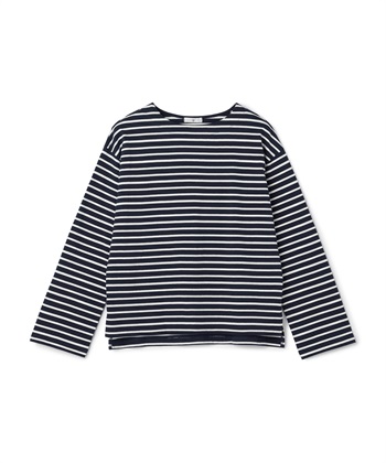 CROSS FUNCTION エブ楽 オーガニックコットンボーダートップス_variationthumb_2