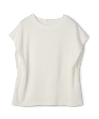 《UV/接触冷感》エブ楽 なめらかダンボール フレンチスリーブドルマンTシャツ(オフ-Ｍ)