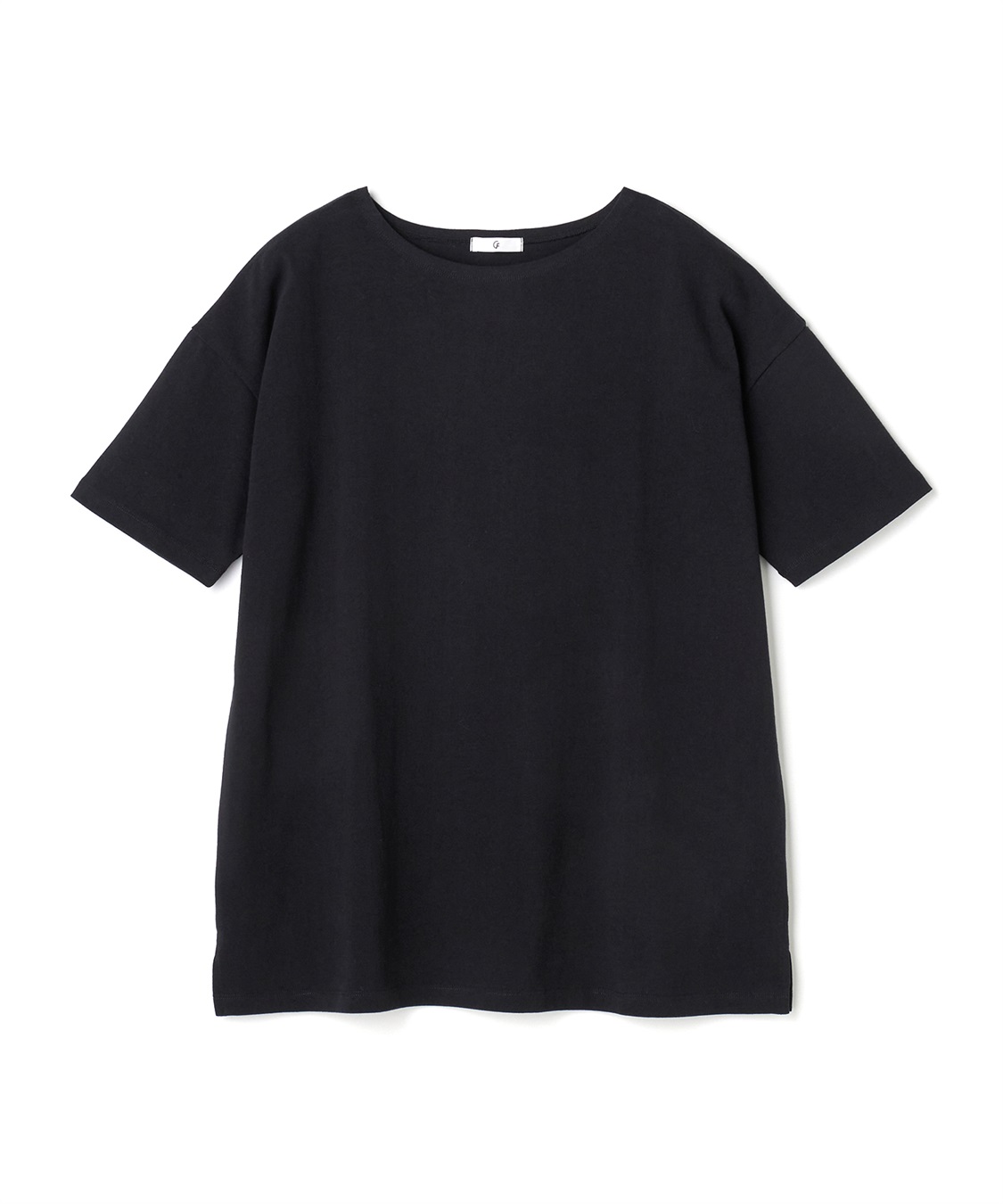 CROSS FUNCTION 《よれにくい》エブ楽 オーバーサイズハーフスリーブコットンTシャツ_variation_1