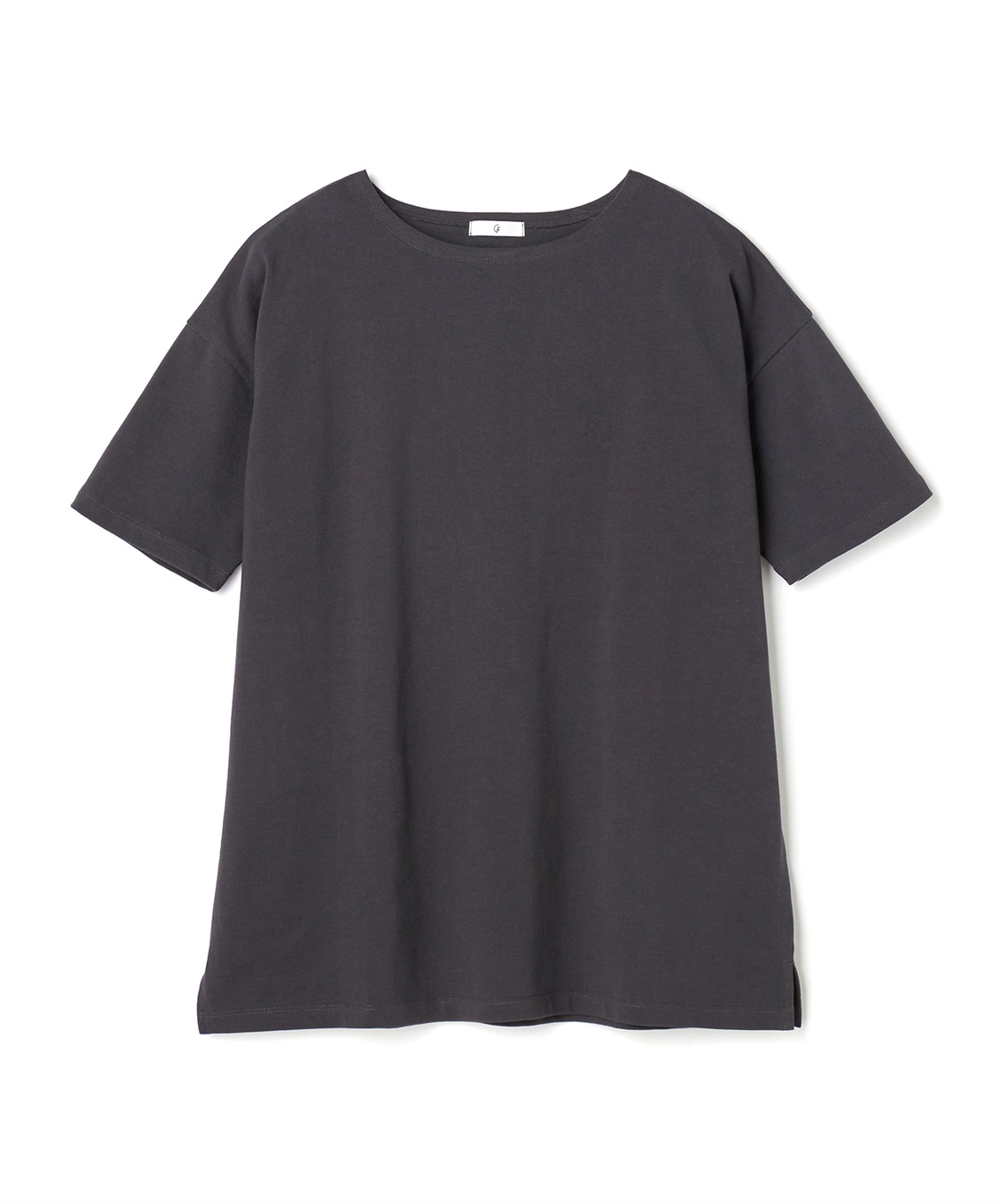 CROSS FUNCTION 《よれにくい》エブ楽 オーバーサイズハーフスリーブコットンTシャツ_variation_3